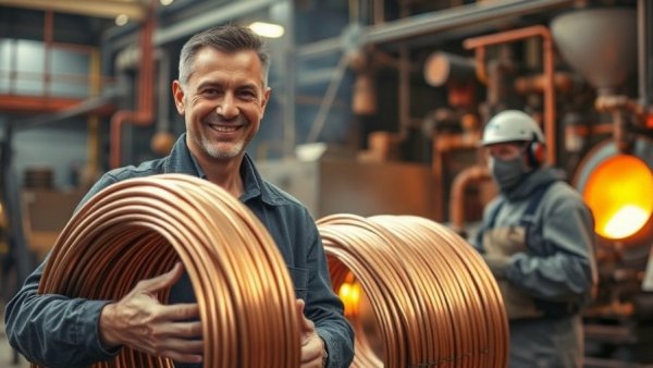 Copper processing and HVAC industries highlighting copper prices.