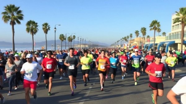 Surf City 10 draws record 10,000 runners to Huntington Beach