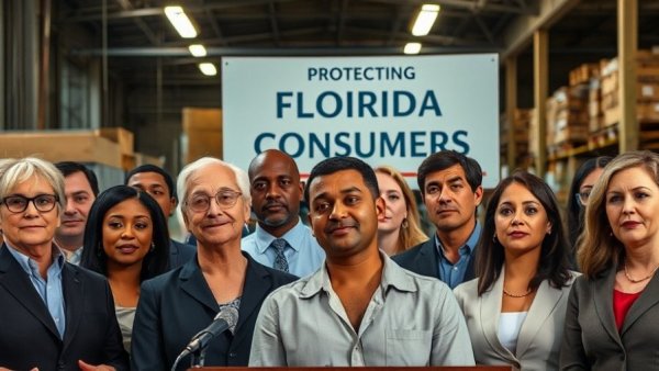 Florida AG Sues Contractor conference with professionals in warehouse