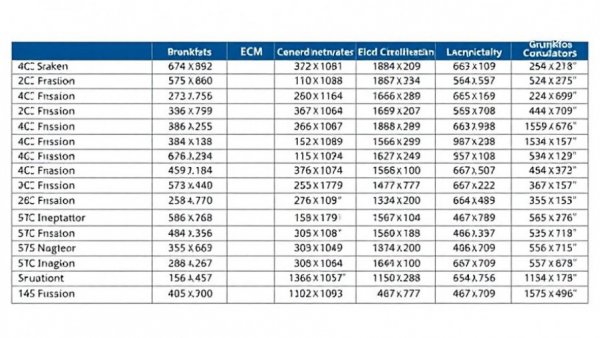 ECM circulators rewards program table with product numbers