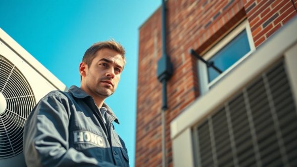 Trade Education for HVAC Professionals: Technician checking AC units