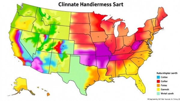 USDA Plant Hardiness Zone Map helps winterize your garden by showing climate zones.