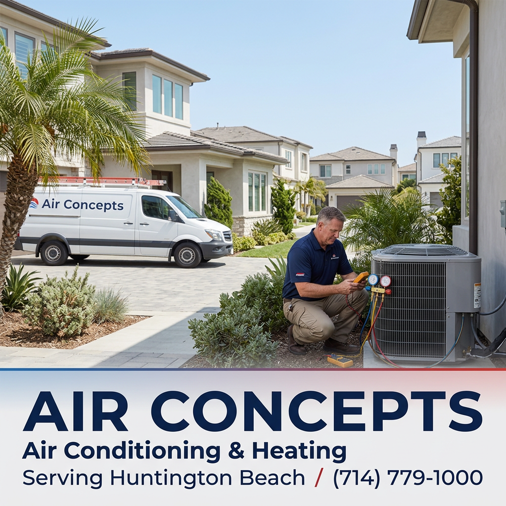 Expert HVAC services in Huntington Beach by Trifecta Heating & Air Conditioning.