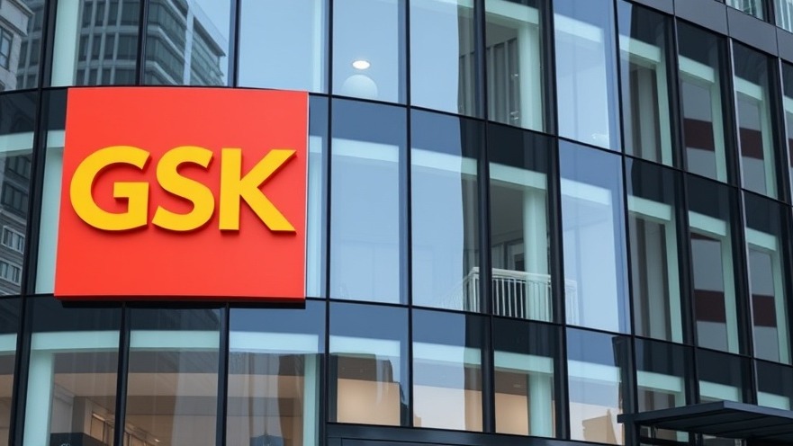 Modern GSK office showcasing pharmaceutical sales trends with striking architecture.