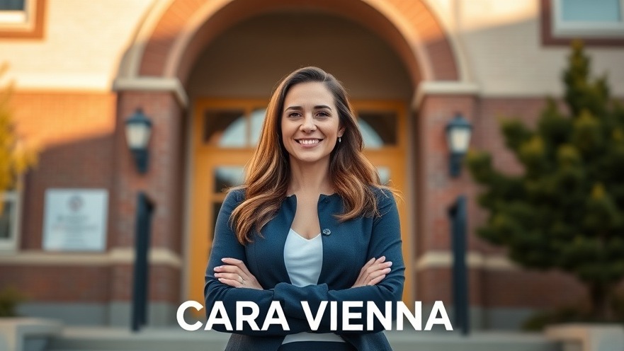 Confident woman at Los Al High School, representing Huntington Beach education initiatives.