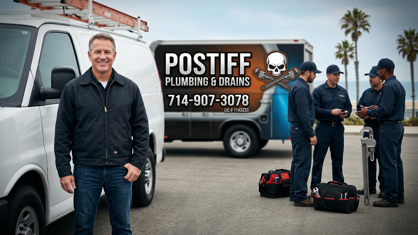 Friendly local plumber in Surf City, showcasing community support for home repairs.