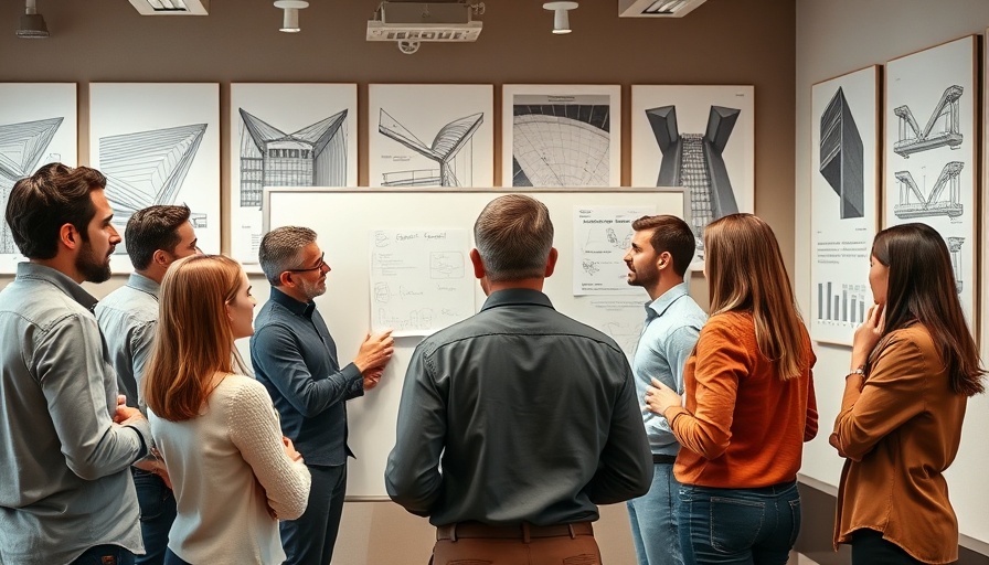Brooklyn Architect team in a collaborative office meeting.