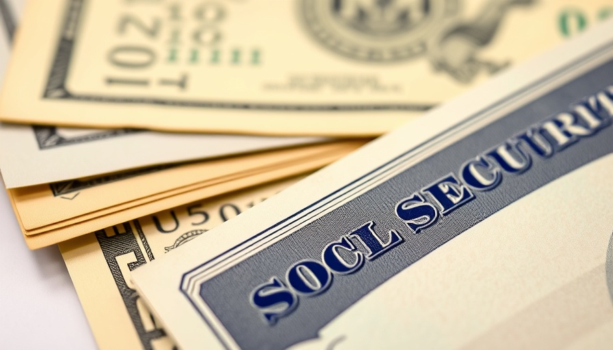Close-up of U.S. currency and Social Security card indicating Senior Deduction Tax Implications.