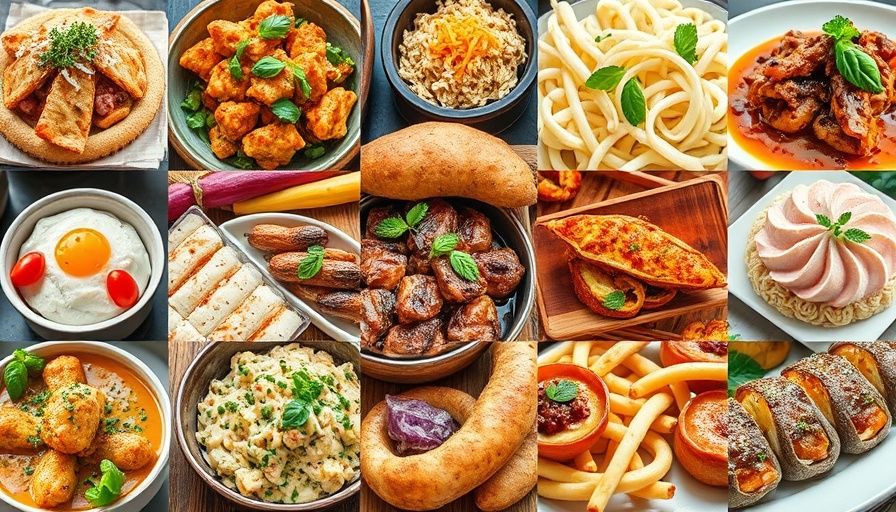 Southern California restaurants June highlights: gourmet food collage.