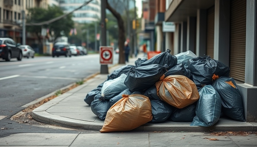 Garbage on street showing dirtiest cities in America 2025