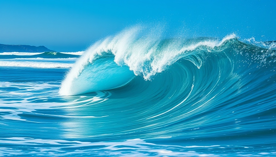 Magnificent ocean wave in 2026 Championship Tour setting.