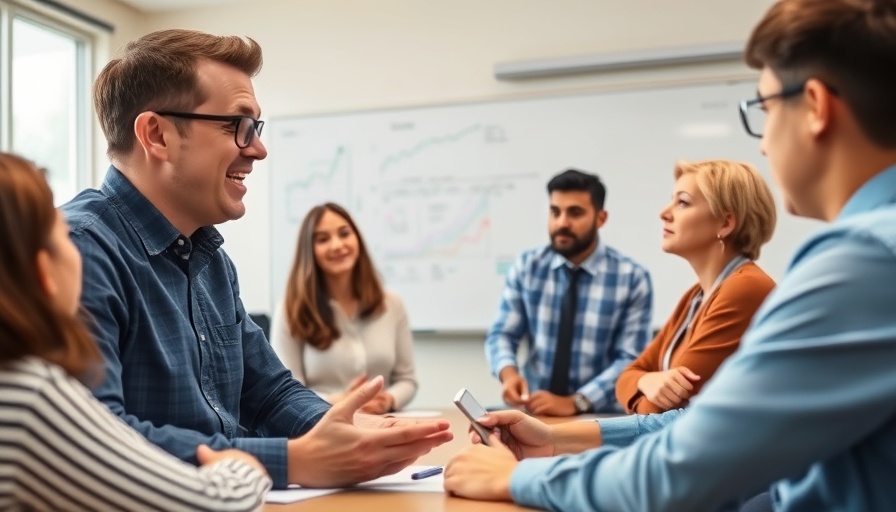 Educator teaching tax literacy curriculum in classroom setting.