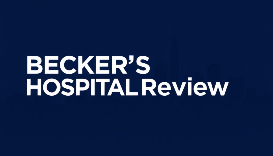 Hospital reopenings logo on a dark skyline background.