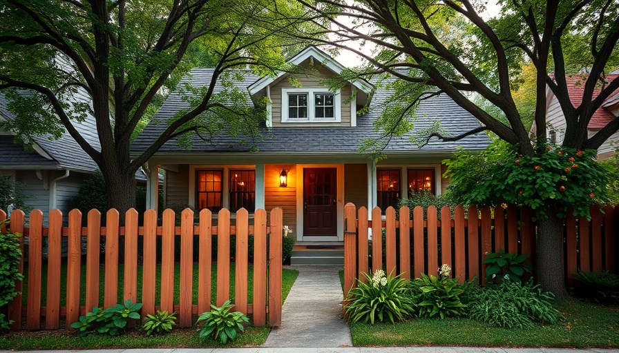 Front yard privacy fence design ideas with wooden fence and suburban home.