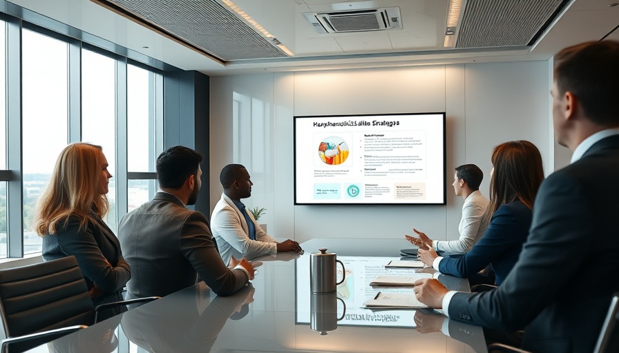 Professionals discussing macrocycle in pharmaceutical sales strategy.