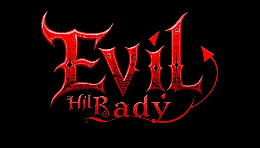 Stylized devil-themed text logo with HR focus