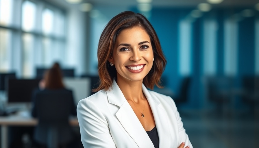 Professional woman smiling, reflecting Costain business transformation.