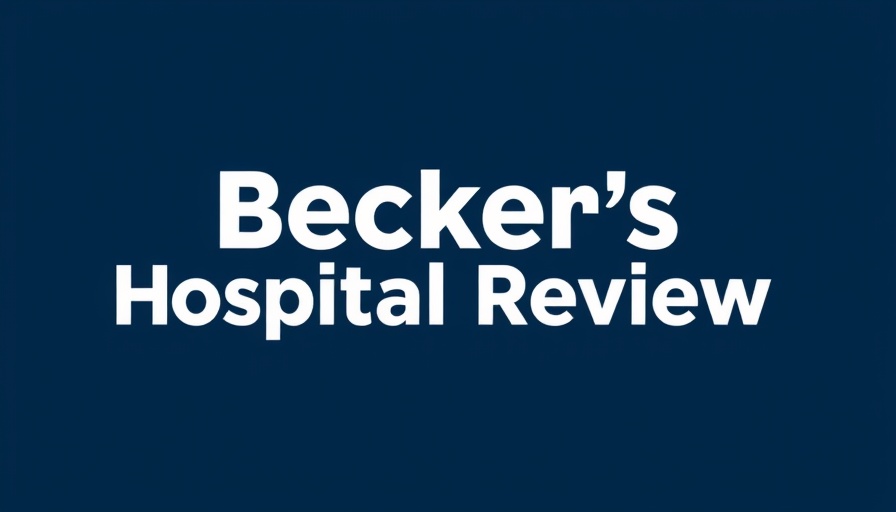 Graphic with 'Becker's Hospital Review' text for hospital mergers and acquisitions 2025.