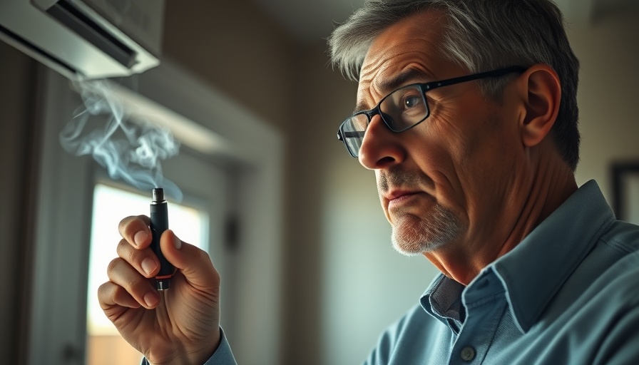 Man inspecting air leaks for energy efficiency near a door.
