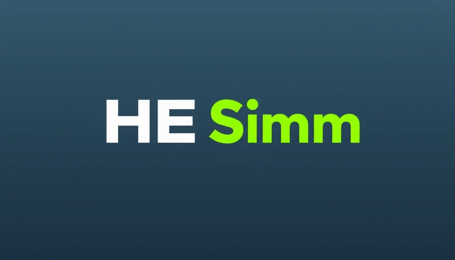 HE Simm administration notice logo in modern style