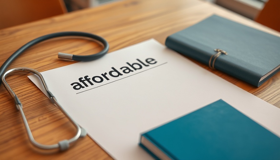 Affordable marketplace coverage document with stethoscope.