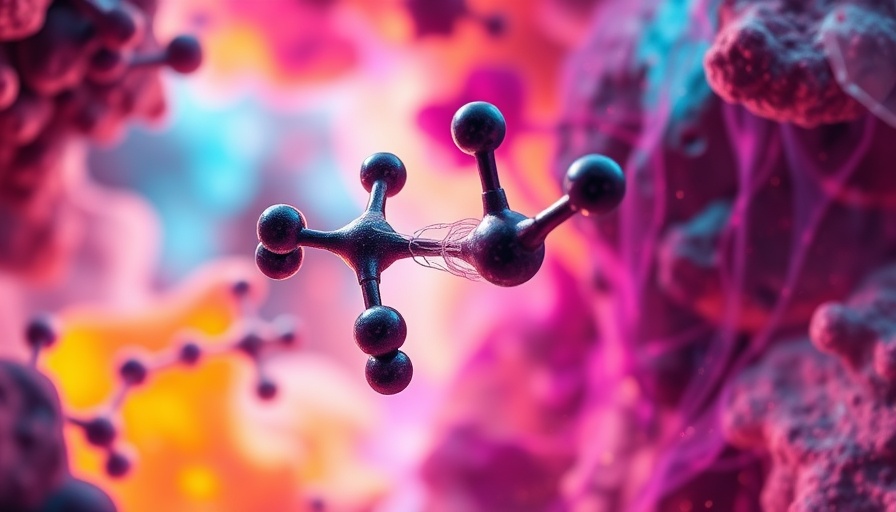Abstract visualization of cellular longevity through stress with vibrant colors.