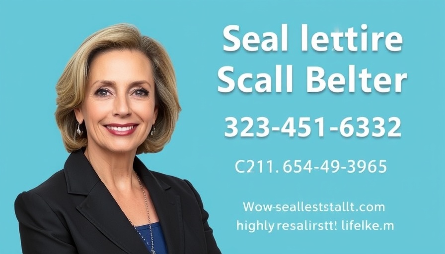 Seal Beach realtor professional banner displaying Lorette Murphree's contact details.