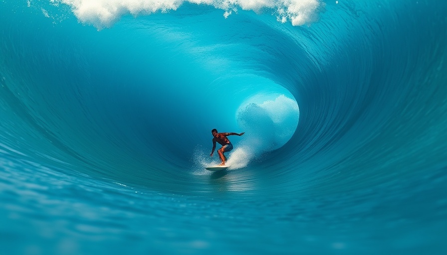 Tatiana Weston-Webb professional surfer riding a wave tunnel