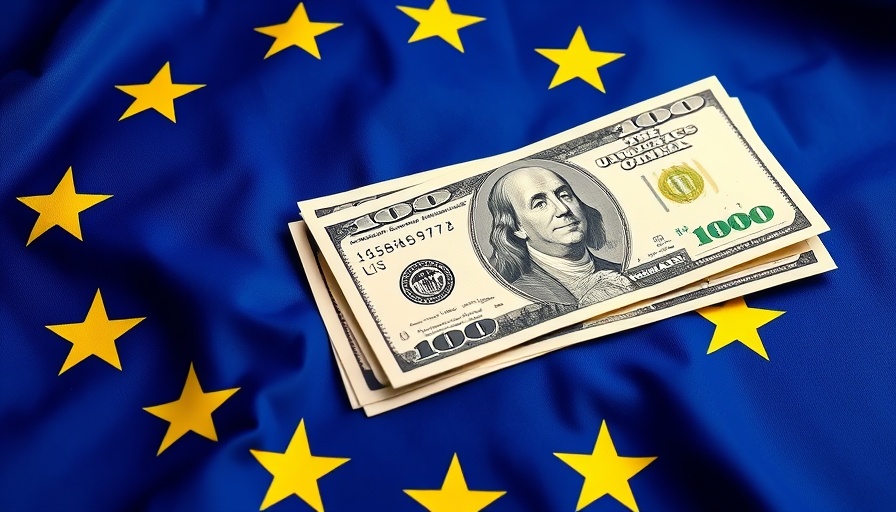US dollars on EU flag symbolizing Transatlantic Balancing Act.