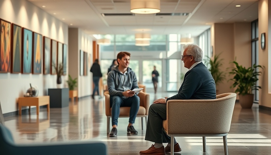 Student discussing with an embedded therapist in a college counseling center, Embedded Therapists in College Counseling