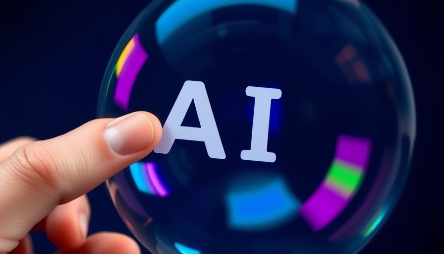 AI bubble about to burst, symbolizing investments warning.
