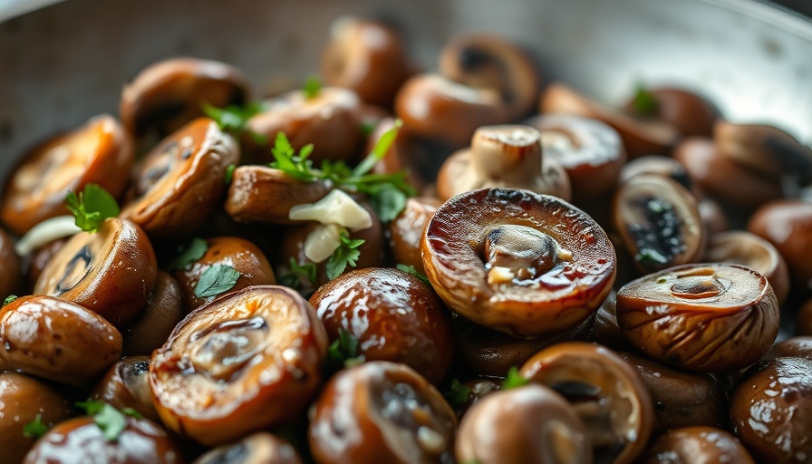 Delicious sautéed mushrooms recipe with garlic and herbs.
