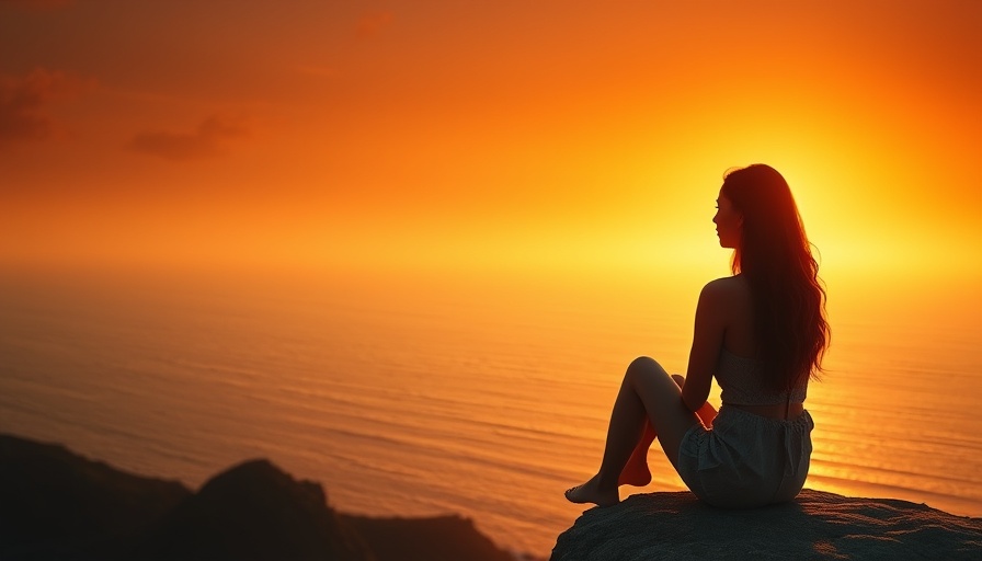Contemplative young woman at sunset, effective ways to start letting go.