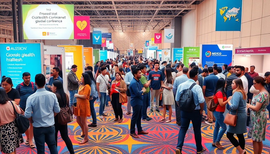 Attendees at the 2026 HIMSS Global Health Conference networking in vibrant space.