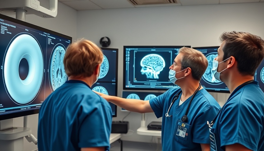Doctors analyze MRI scans for traumatic brain injury data in Australia.