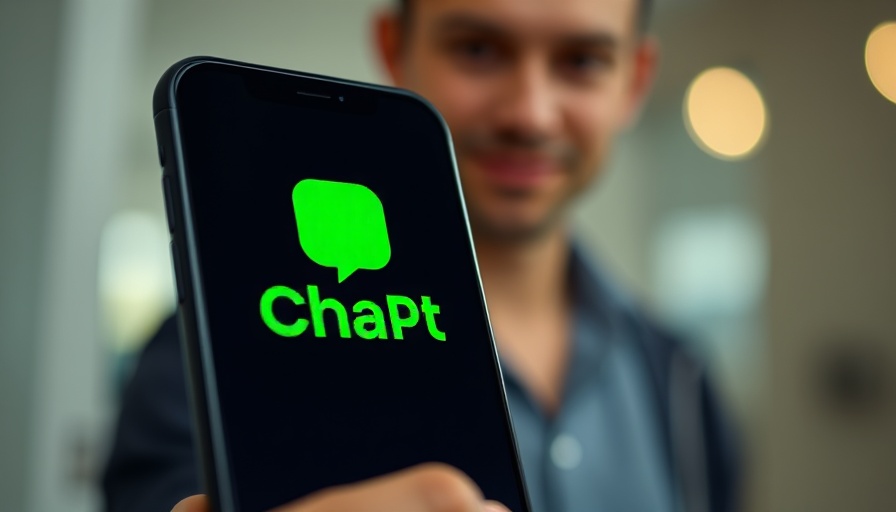 New version of ChatGPT displayed on smartphone screen