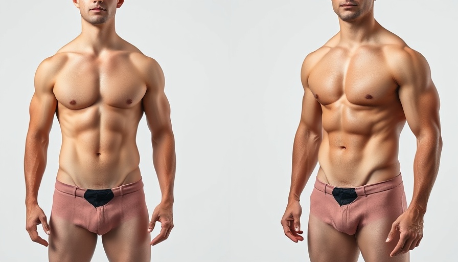 Before and after transformation of male body, lean pork supercharges muscle growth.