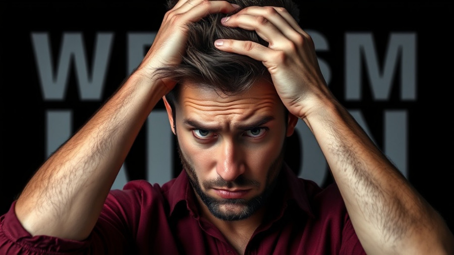 Frustrated man contemplating, text reads 'IT'S SO OVER', the internet is dying.