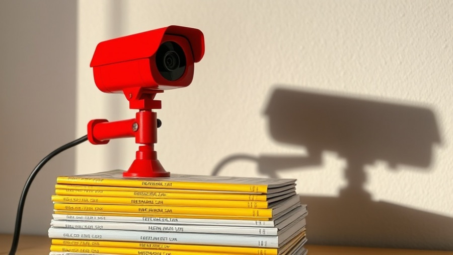 Google Gemini AI identification errors illustration with a red camera.