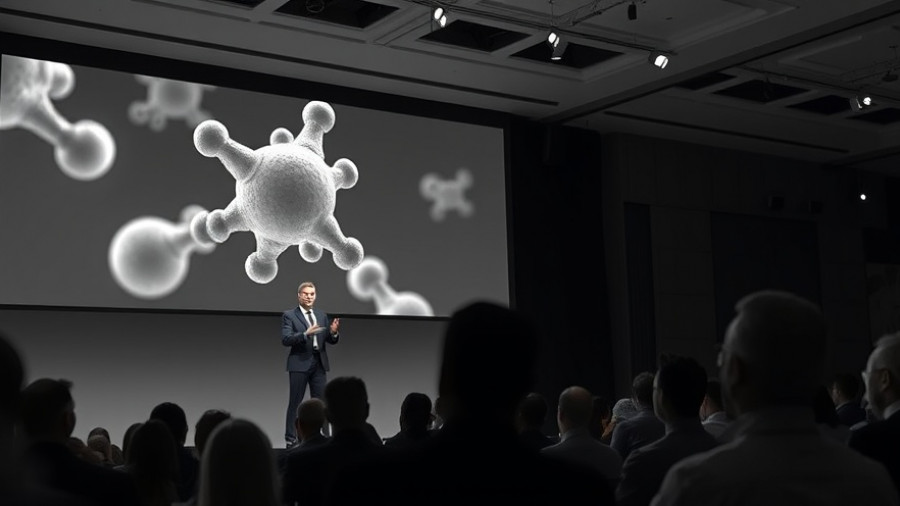 Innovative presentation of bone adhesive breakthrough.