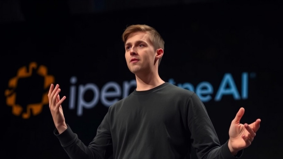 OpenAI GPT-6 controversies presenter on stage with logo.