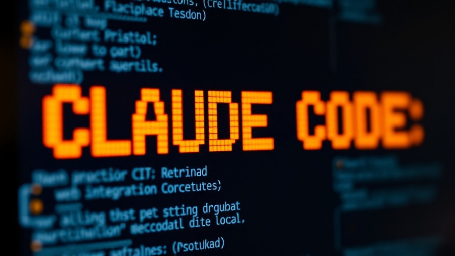 Close-up of the Claude Code interface on a computer screen with bold text.