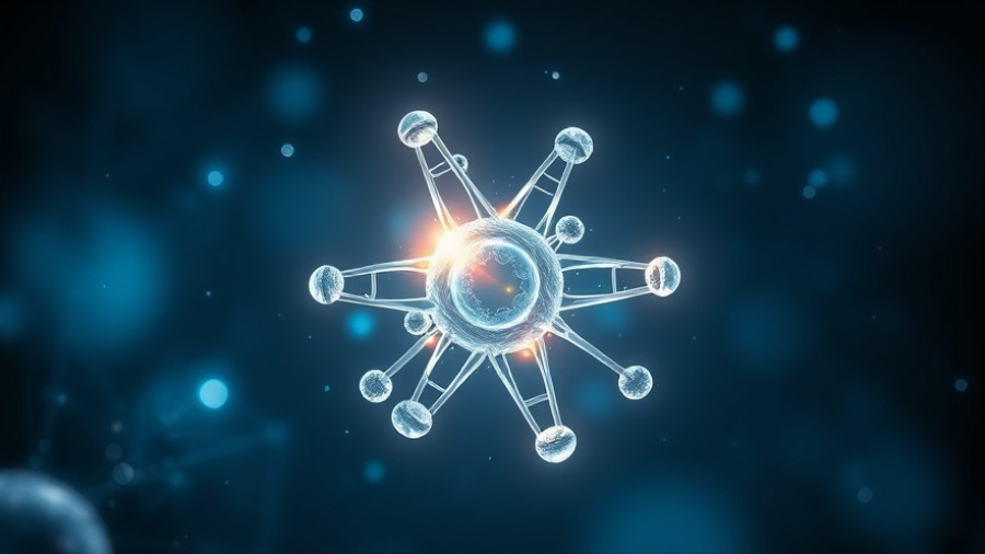 Abstract atomic glow symbolizing AI-driven power demand and nuclear energy.