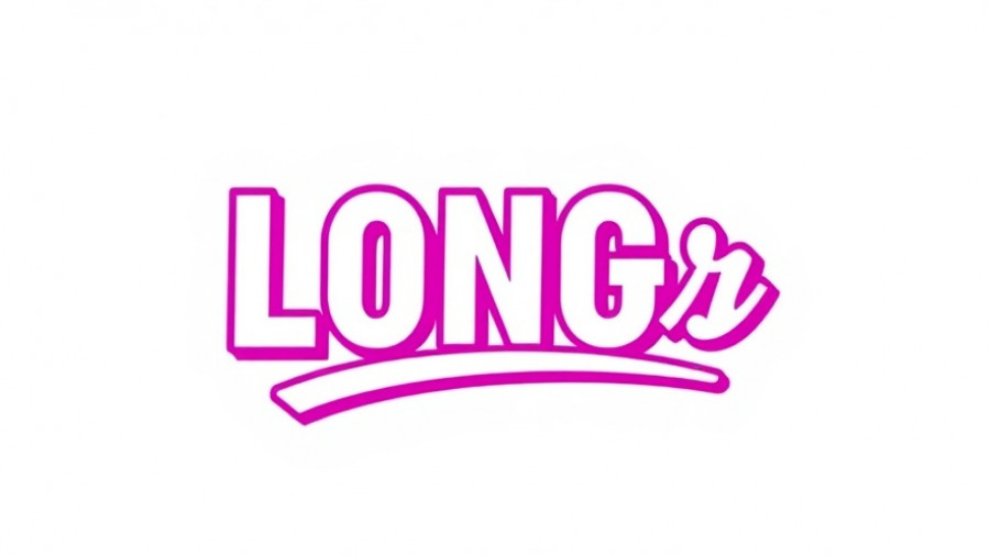 Vibrant logo with contrasting colors and modern font style.