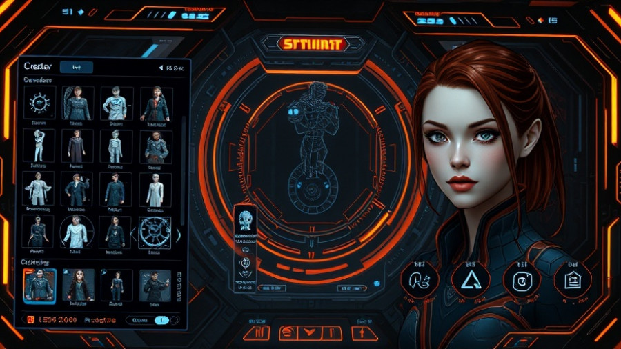 AIAllure Image Maker Features interface showing avatar customization.