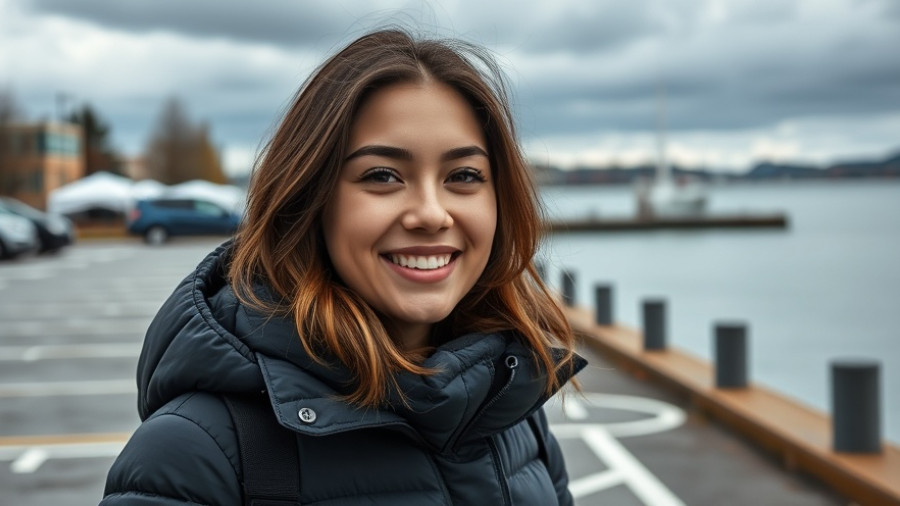 Young adult smiling outdoors, related to Affordable Care Act.