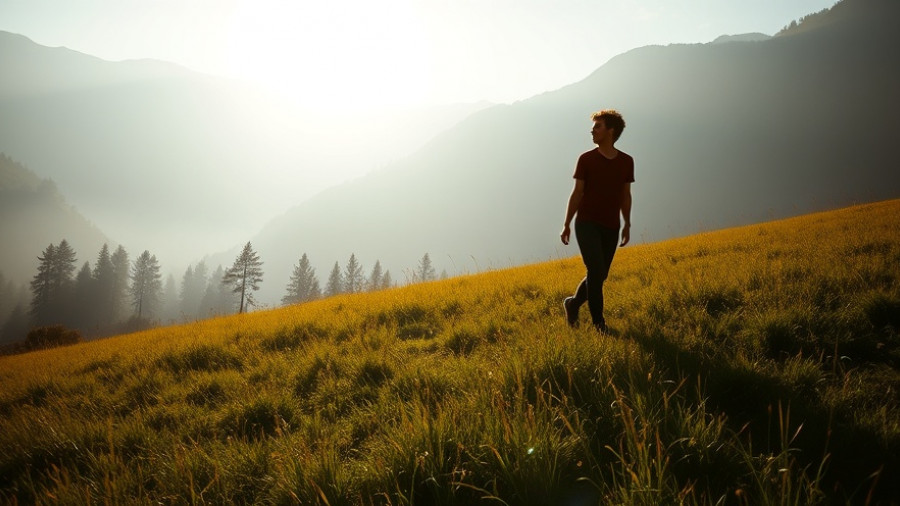 Wake-Up Calls for Losing Your Motivation: Serene morning landscape with a silhouetted figure.