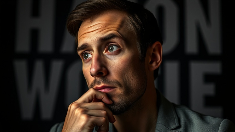 AI reveals the meaning of life: puzzled man, deep thought.