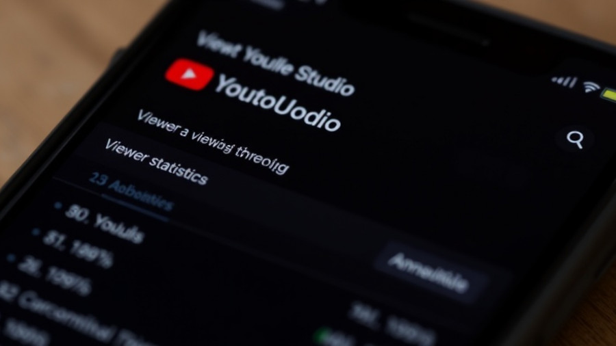 Close-up of YouTube Studio analytics showing viewer sources.