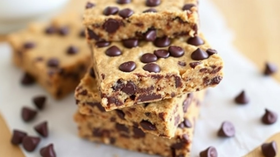 Homemade Chocolate Chip Protein Bars